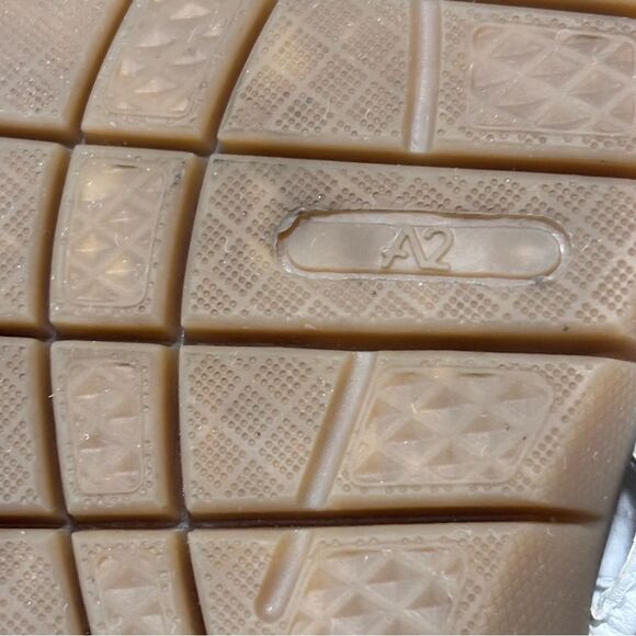 A2 By Aerosoles | Women's Wip Current Slip On Slide White Faux Leather Sandals 8 - Picture 9 of 10